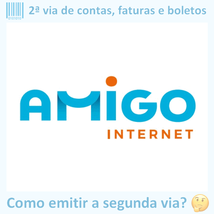 Logo da empresa AMIGO INTERNET em versão adaptada