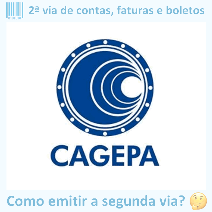 Logo da empresa CAGEPA em versão adaptada