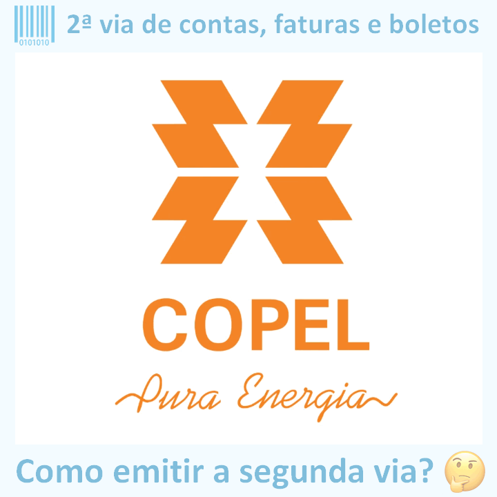 Logo da empresa COPEL em versão adaptada