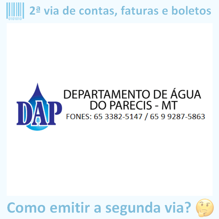 Logo da empresa DAP em versão adaptada