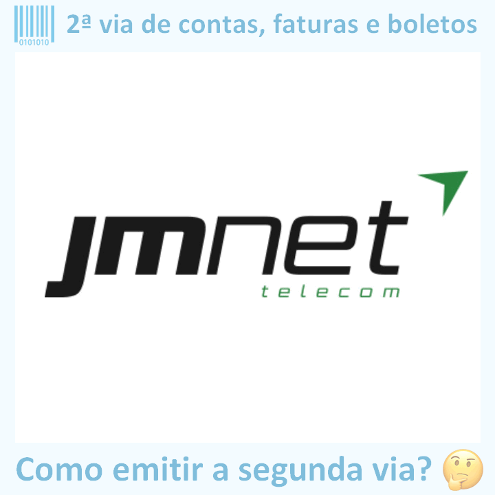 Logo da empresa JMNET em versão adaptada