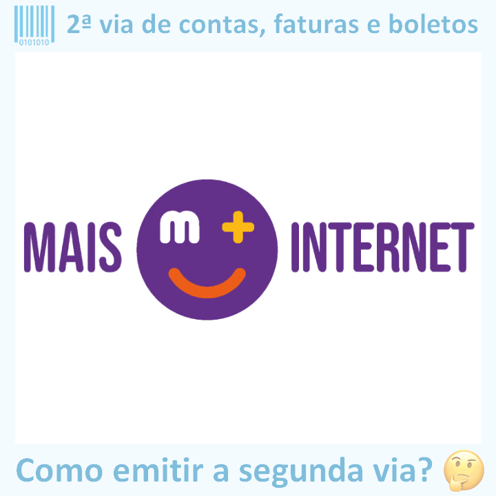 Logo da empresa MAIS INTERNET em versão adaptada