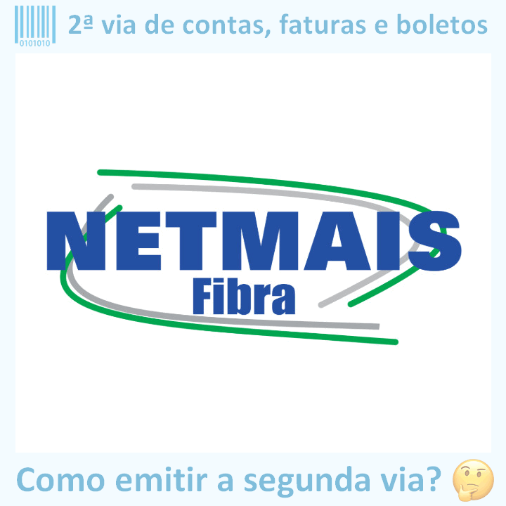 Logo da empresa NETMAIS FIBRA em versão adaptada