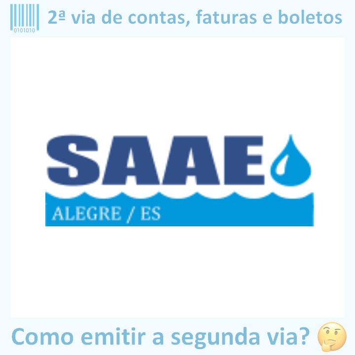 Logo da empresa SAAE ALEGRE em versão adaptada