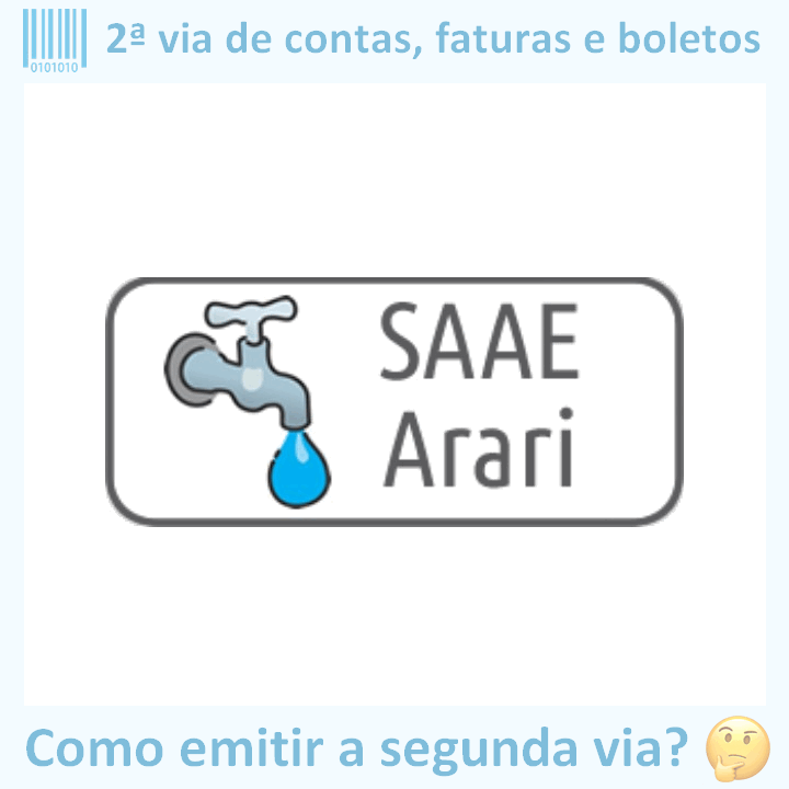 Logo da empresa SAAE ARARI em versão adaptada