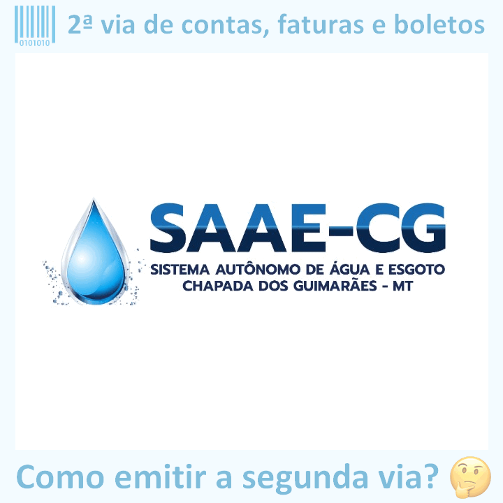 Logo da empresa SAAE CHAPADA DOS GUIMARÃES em versão adaptada