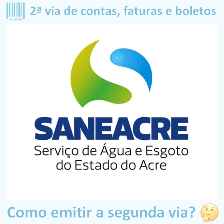 Logo da empresa SANEACRE em versão adaptada