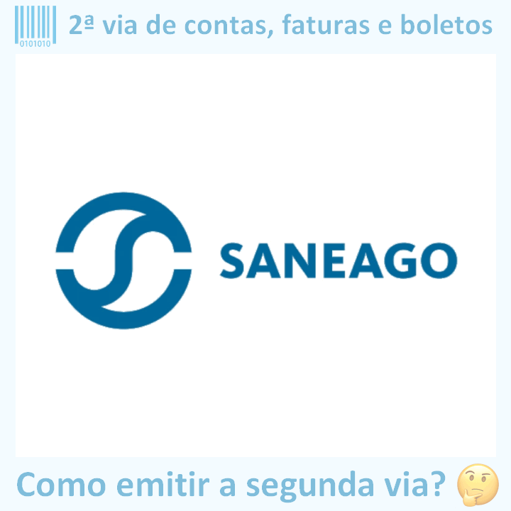 Logo da empresa SANEAGO em versão adaptada