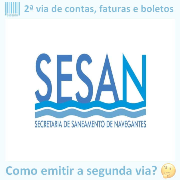 Logo da empresa SESAN em versão adaptada