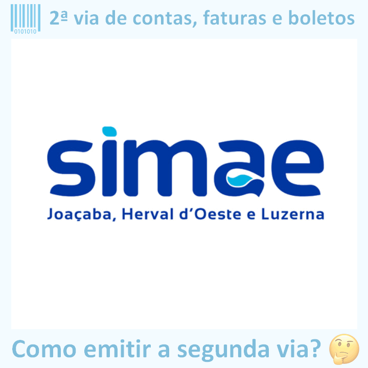 Logo da empresa SIMAE JOAÇABA E LUZERNA em versão adaptada