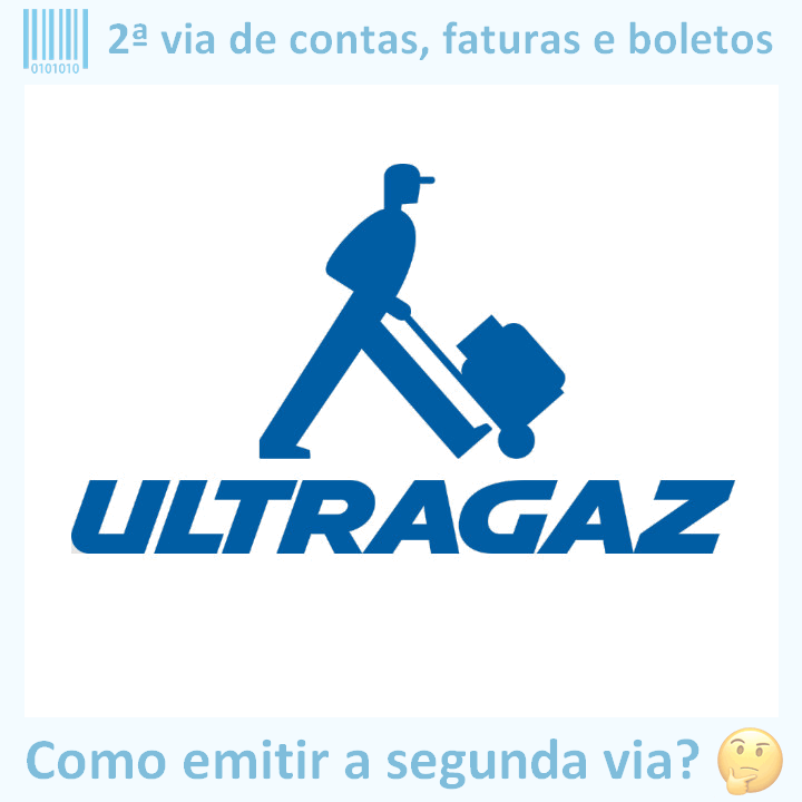 Logo da empresa ULTRAGAZ em versão adaptada