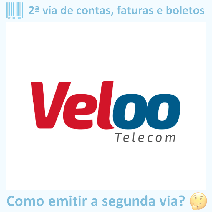 Logo da empresa VELOO TELECOM em versão adaptada